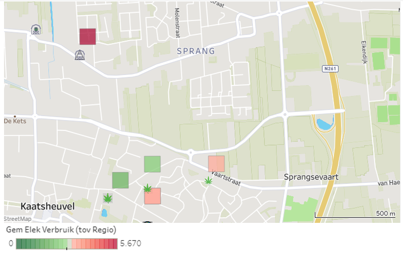 Inzicht energieverbruik op straatniveau 