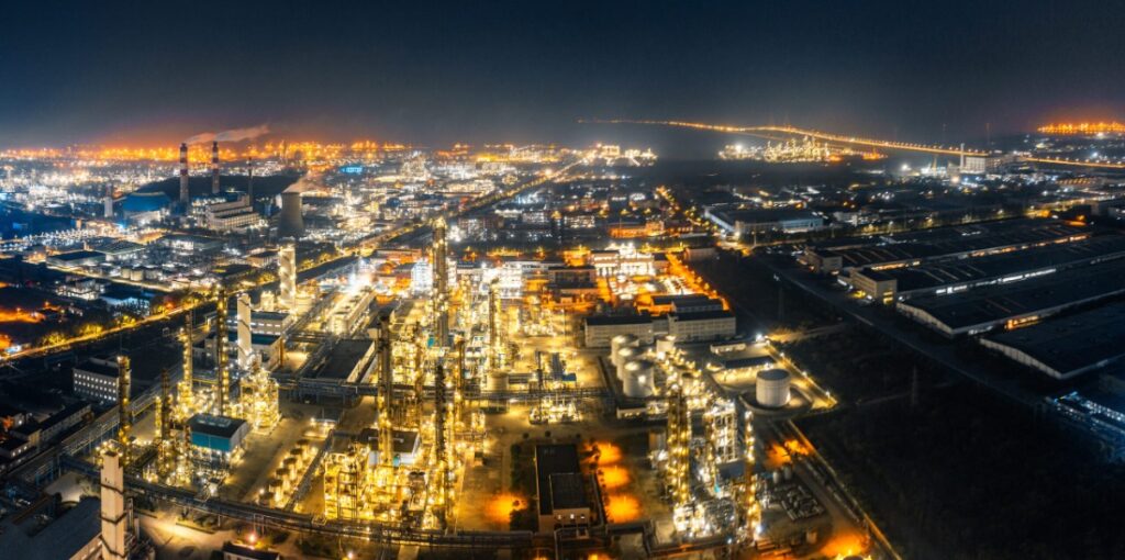 Bedrijventerrein petrochemie