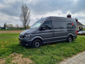 De bus waarmee Jesper op pad gaat